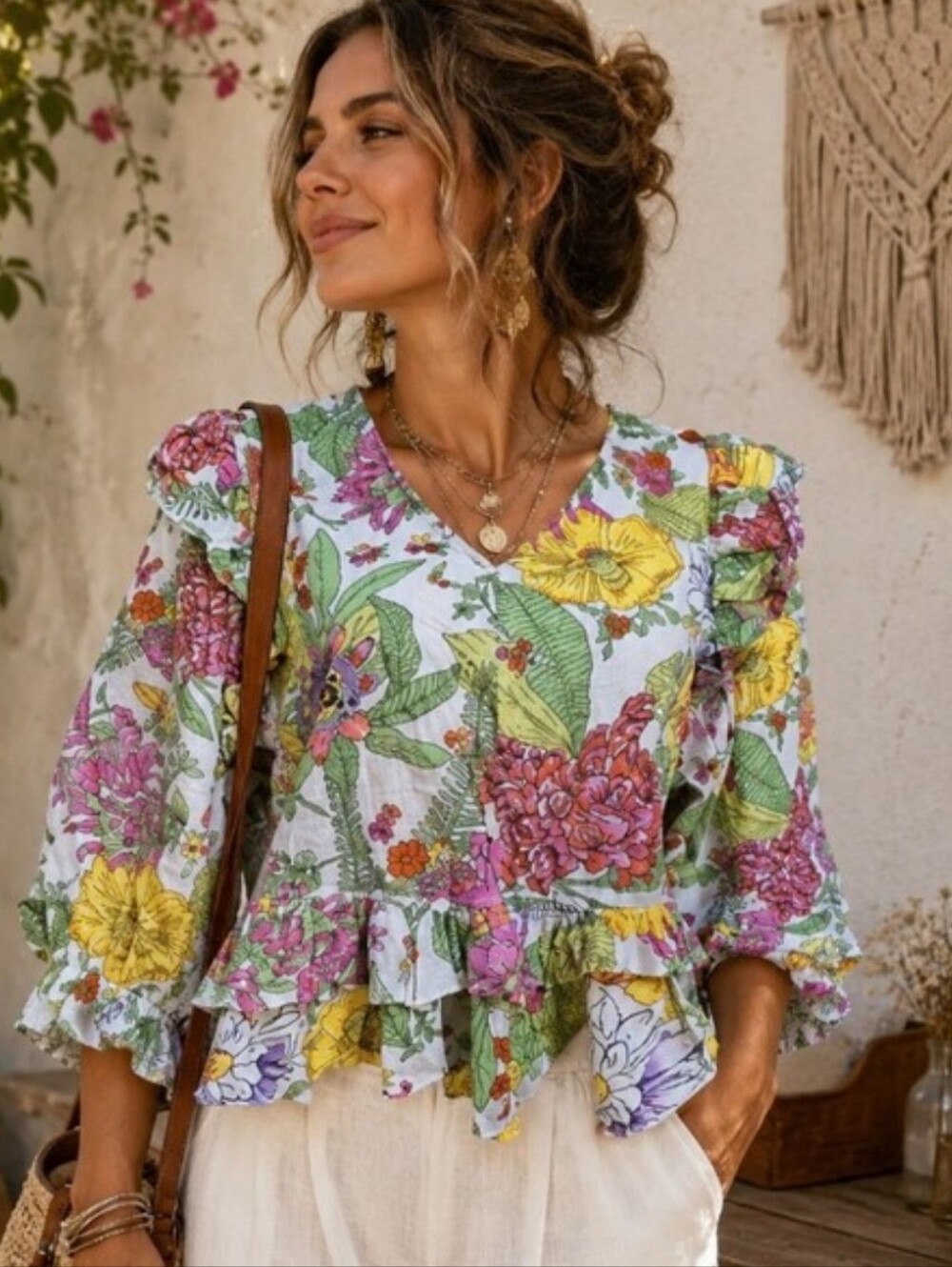 Anthropologie Love The Label Mitzie Top
